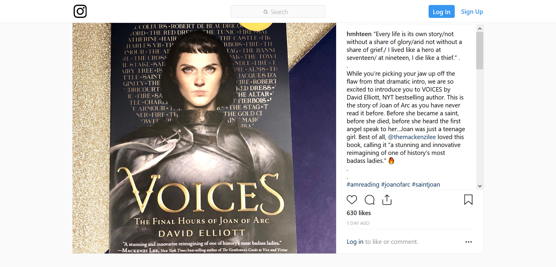 Screenshot_2018-09-12 HMH Teen on Instagram ““Every life is its own story not without a share of glory and not without a sh[...]